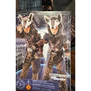 Adventure Factory Kids Werewolf Costume Size 7-8 - Missing Knife Accessory